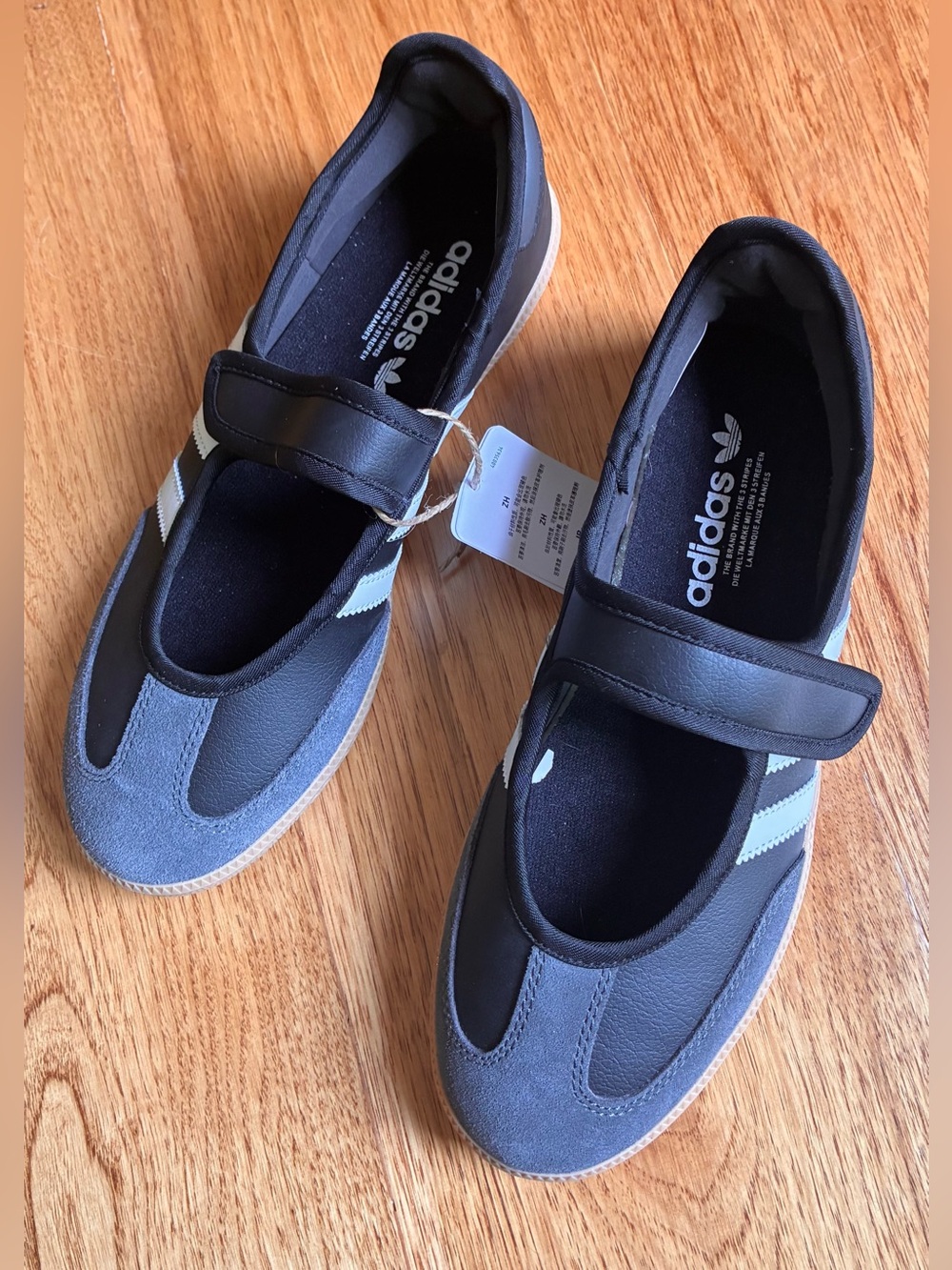 adidas Samba Mary Jane Shoes in Black/White women 8 - Picture 3 of 7